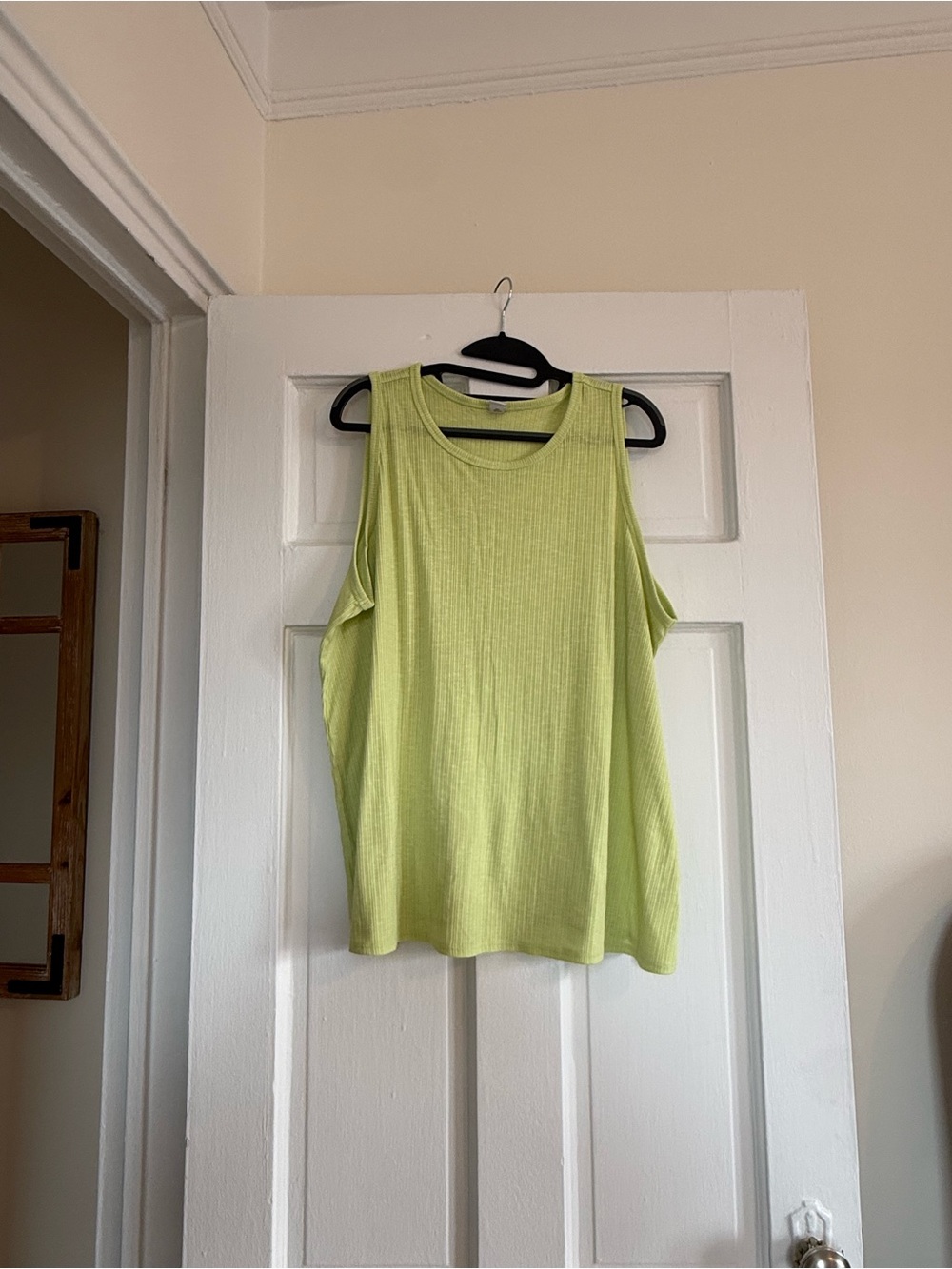 Old Navy Lime Green Ribbed Tank Top